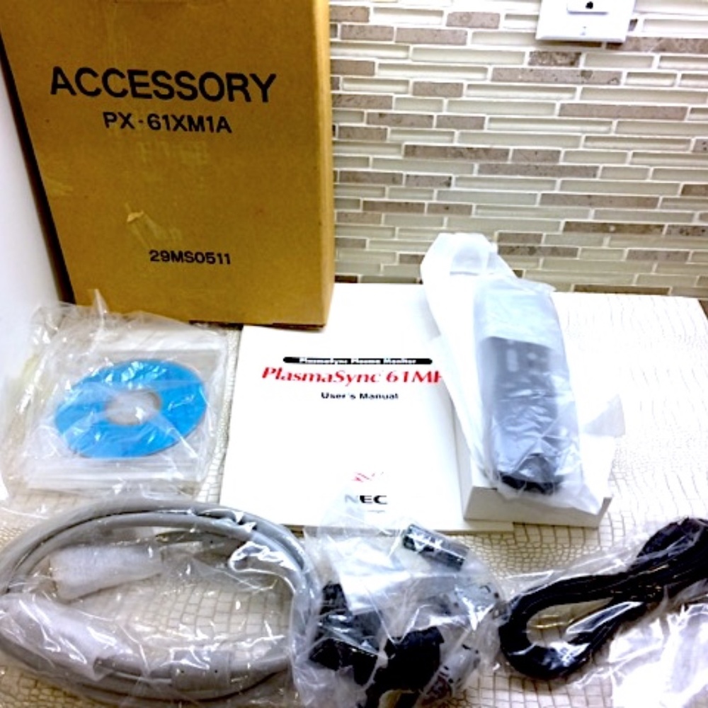 Vintage New Unused NEC Plasma TV Accessory Kit PX-61XM1A 29MS0511